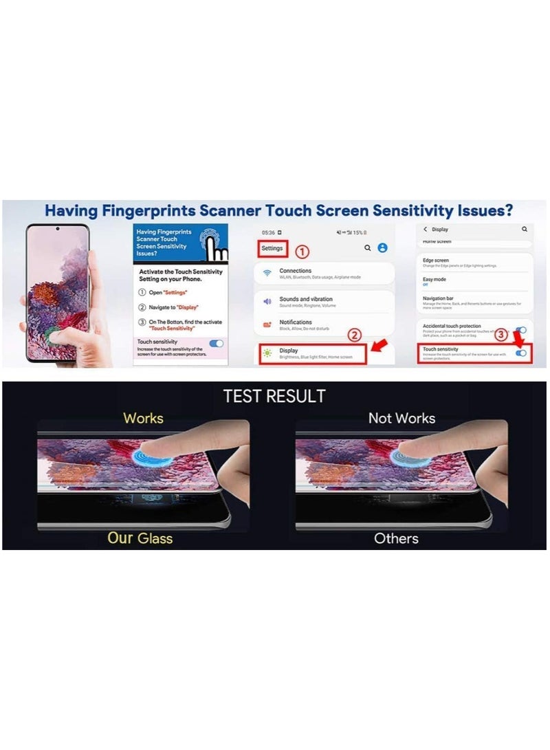 MIGOFAST Screen Protector for Reno 4 Pro UV Tempered Glass, Film HD Screen Saver, 9H Hardness, Bubble-free Screen Replacement Protector Film - Image 4