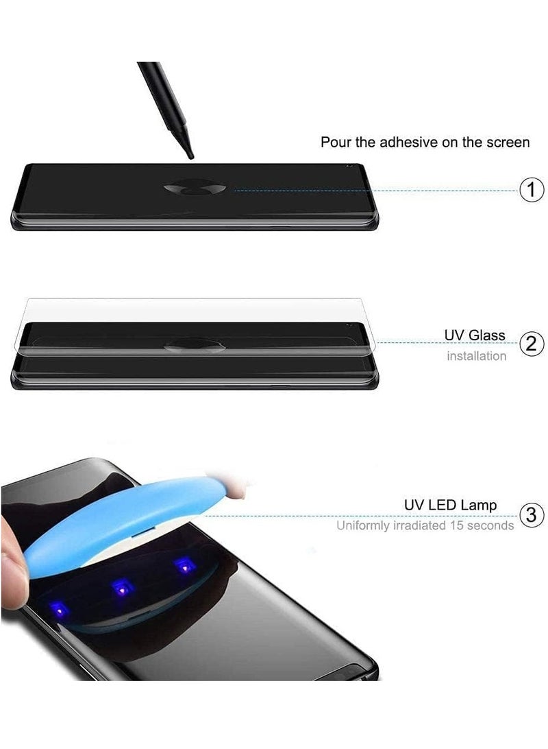 MIGOFAST Screen Protector for Reno 4 Pro UV Tempered Glass, Film HD Screen Saver, 9H Hardness, Bubble-free Screen Replacement Protector Film - Image 3