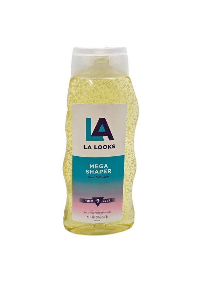 la looks L.A. Looks Mega Shaper Hair Gel - Hold 9 Level - 20 Oz (567g)  - Image 2