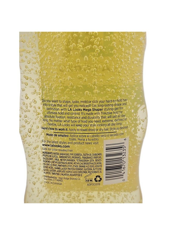la looks L.A. Looks Mega Shaper Hair Gel - Hold 9 Level - 20 Oz (567g)  - Image 3
