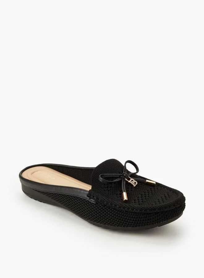 Flora Bella By Shoexpress BLACK Women Slip-On Mules for Women | Best Price UAE