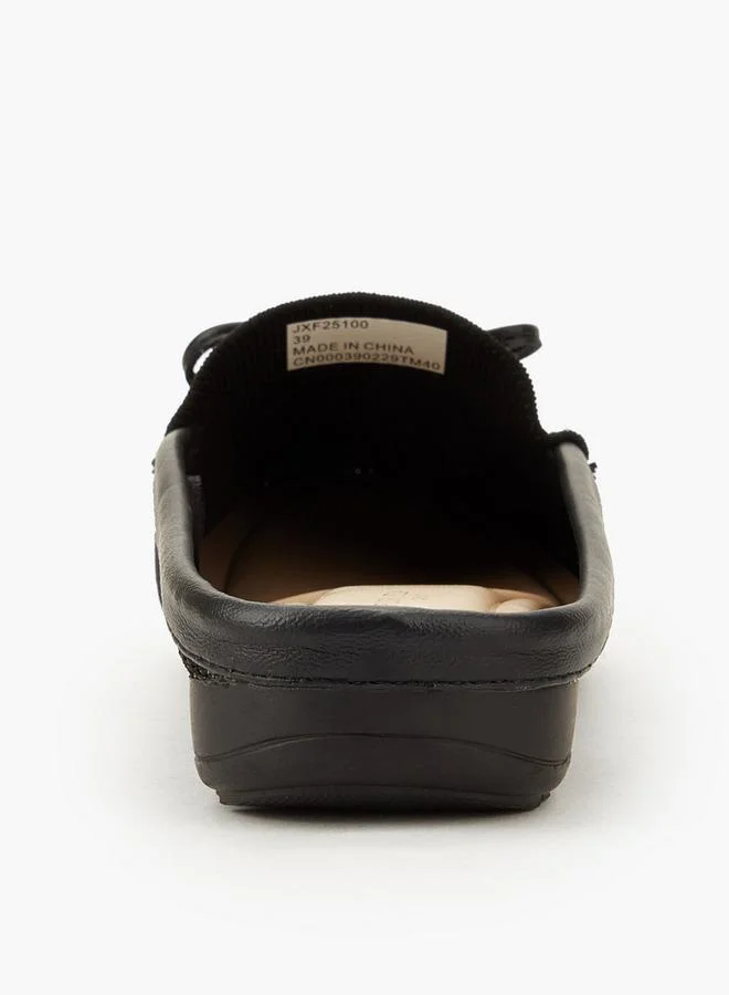 Flora Bella By Shoexpress BLACK Women Slip-On Mules for Women | Best Price UAE