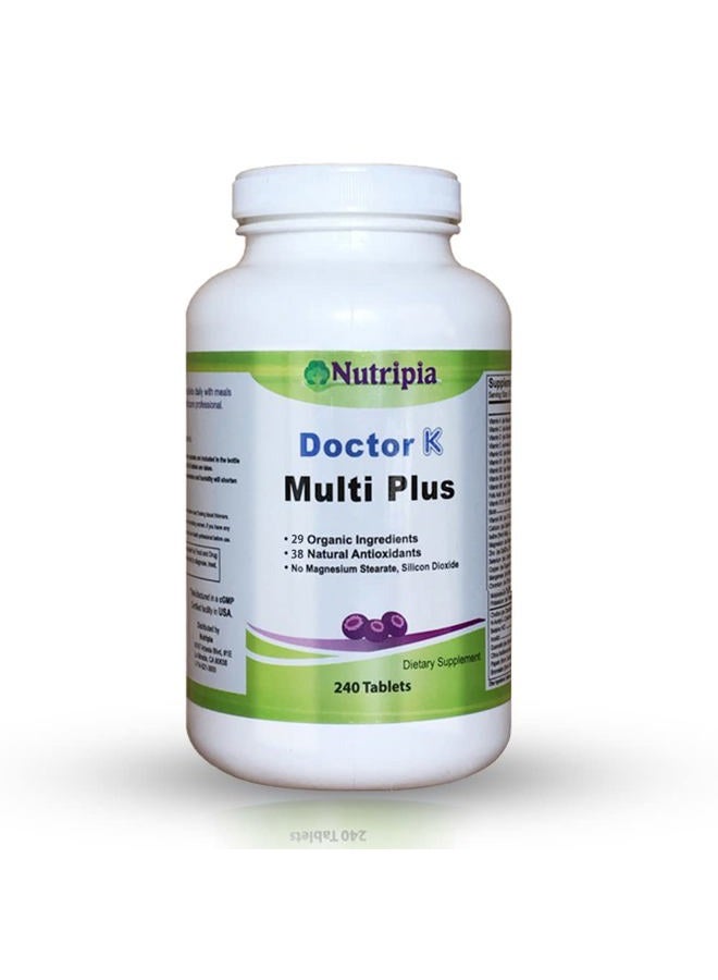 Nutripia Dr. K Multi Plus multivitamin 240 Tablets - Image 1