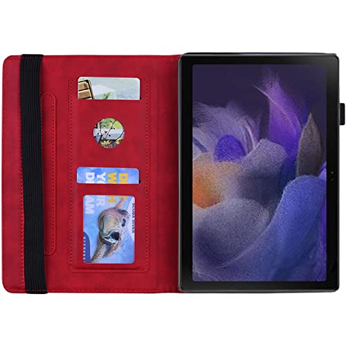 TIPOYOROO Case for Samsung Galaxy Tab A8 10.5 inch 2022 Case SM-X200/X205 Premium PU Leather Folio Stand Cover Flip Shell with Card - Image 4