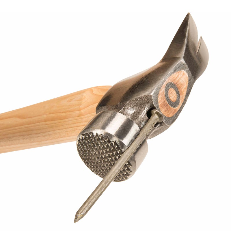 Estwing مطرقة إستي وينغ Sure Strike California - 25 أونصة مع مخلب مستقيم ووجه مشغول ومقبض من خشب الجوز - MRW25LM - Image 5