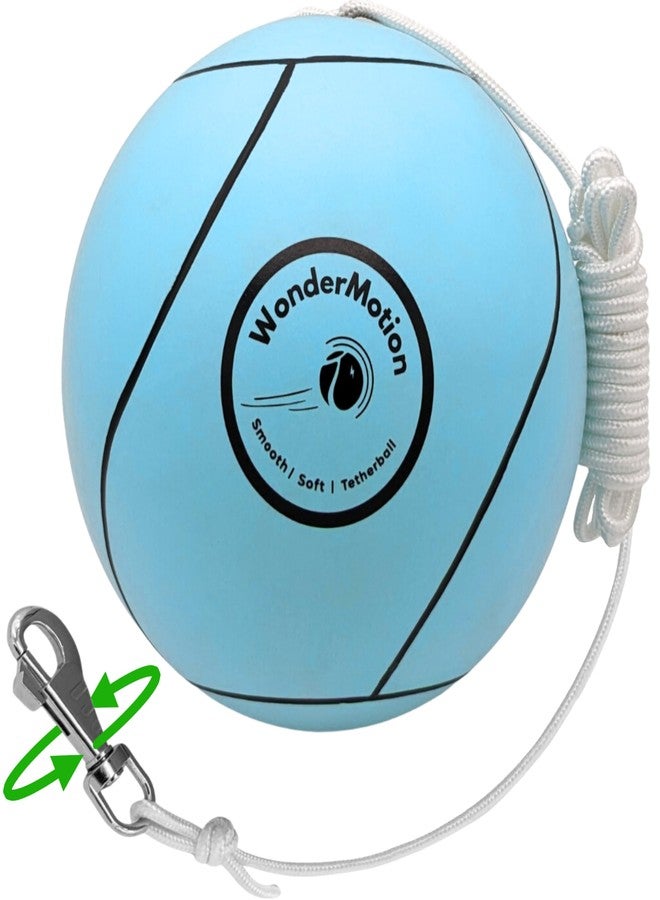 Revive Wonder WonderMotion Outdoor Tetherball with 360° Swivel Hook - Recreational Sports - Light Aquamarine - Image 1