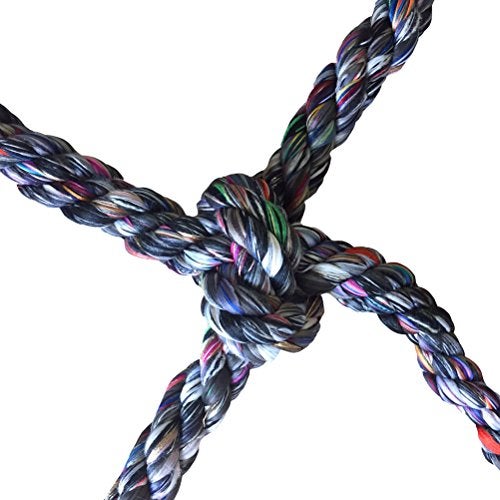 Aoneky 40'' x 80'' Climbing Cargo Net (Multi Color), Rope Climbing Toy for Kids Boys Ages 6 Year Old and up - Image 4