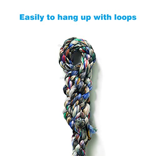 Aoneky 40'' x 80'' Climbing Cargo Net (Multi Color), Rope Climbing Toy for Kids Boys Ages 6 Year Old and up - Image 5
