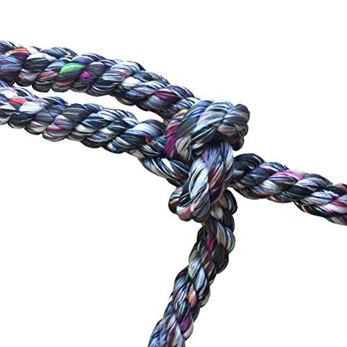 Aoneky 40'' x 80'' Climbing Cargo Net (Multi Color), Rope Climbing Toy for Kids Boys Ages 6 Year Old and up - Image 3
