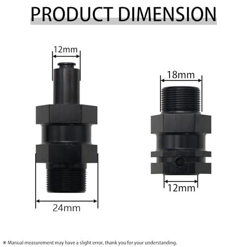TOP SPEED RC WORLD Wheel Hex Drive Hub Adaptor 24mm Aluminum 4PCS Black for HPI Baja 5B 5T 5SC - Image 2