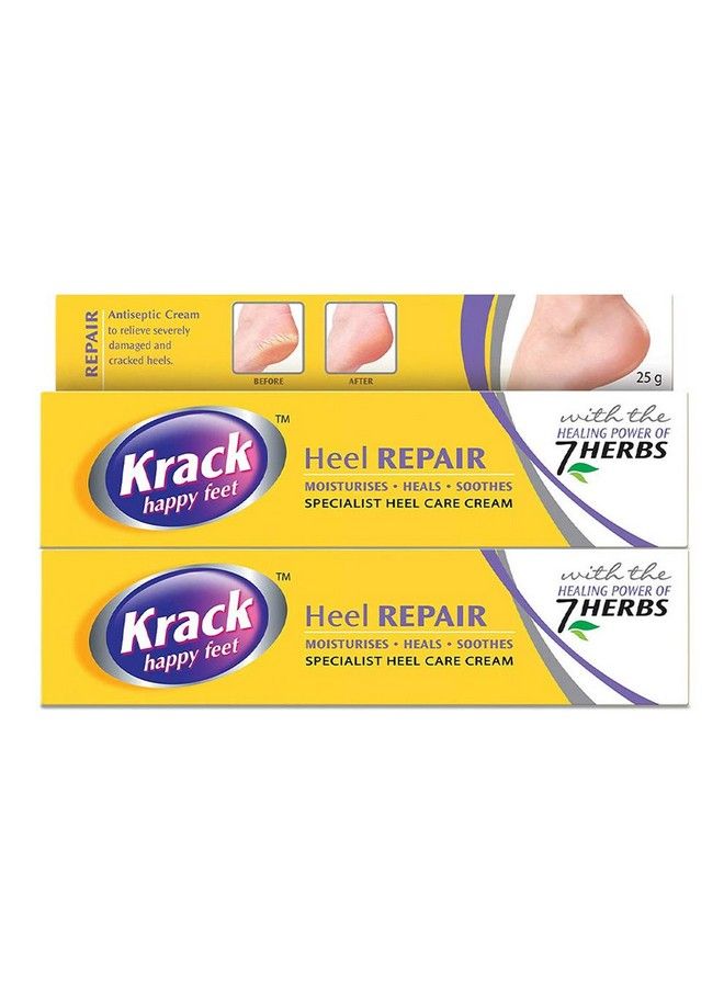 Krack Heel Repair Ayurvedic Foot Care Cream 25 Gm Pack Of 2 - Image 1