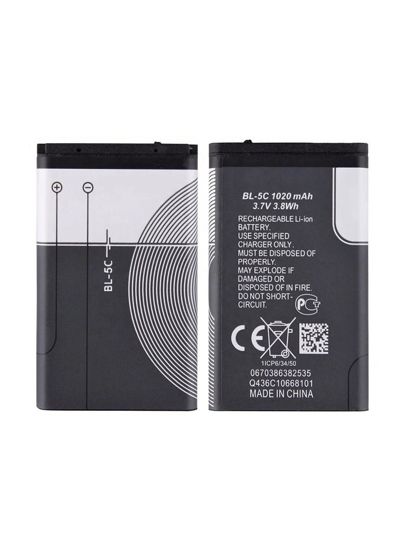 Replacement Battery for Nokia BL-5C Multicolour - Image 1