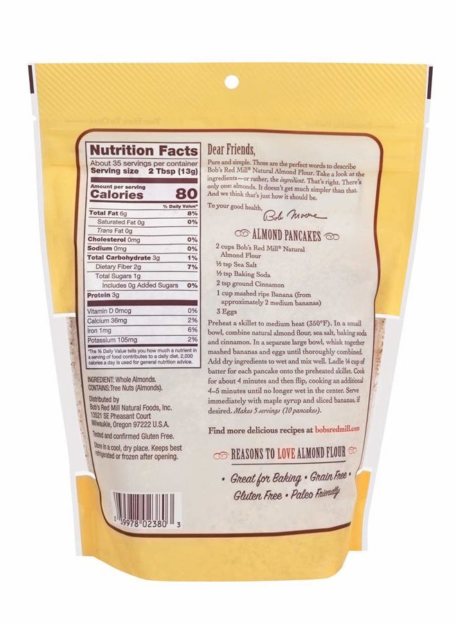 Bob's Red Mill Bobs Red Mill Natural Almond Flour, 453 Gm - Image 3