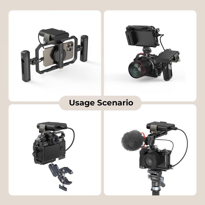 SmallRig Power Bank Holder, Power Bank Clamp Mount for Camera, Compatible with Width Range 2.1"–3.3" and Thickness Range 0.6"–1" Power Banks2790 - Image 5