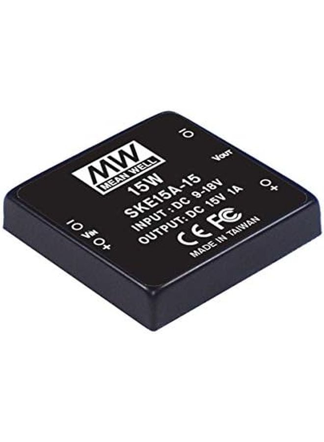 Mean Well SKE15B 05 5V 15W DC DC Regulated Single Output Converter 300 3000mA - Image 2