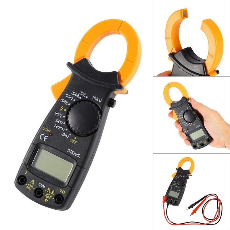 Industrial Multimeter, DT-3266L Digital Clamp Meter 600a AC/D Clamp Meter for Accurate Measurements, Digital Voltmeter and Current Tester - Image 3