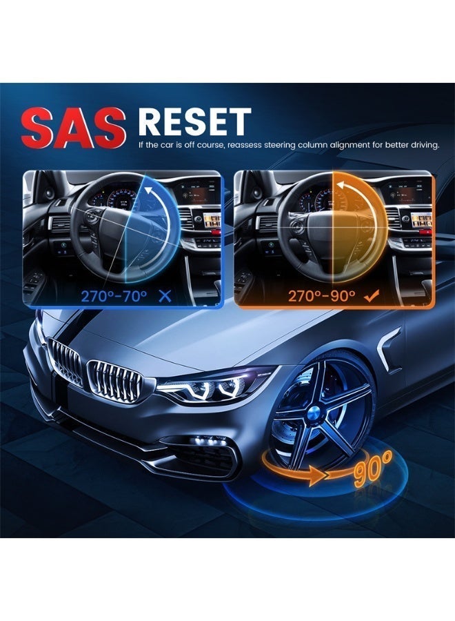 Ancel DS200 Full System OBD2 Scanner with 15+ Reset Services - ABS/SRS/Transmission Diagnostics, ABS Bleeding, EPB/Oil/BMS/SAS Reset, Gearbox Relearn, Injector Coding, AutoVIN, Free Lifetime Updates - Image 4