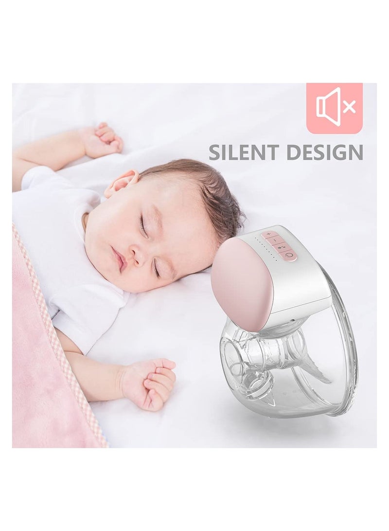 Wearable Breast Pump Hands Free, Pain Free Portable Electric Breastfeeding Pump with 3 Mode  10 Levels, Rechargeable Milk Pump for Travel  Home - Image 3
