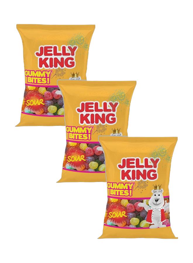 جيلي كينج حلوى جيلاتينية بنكهة الفواكه الحامضة - 40 جرامًا (عبوة من 3 قطع) - Image 1