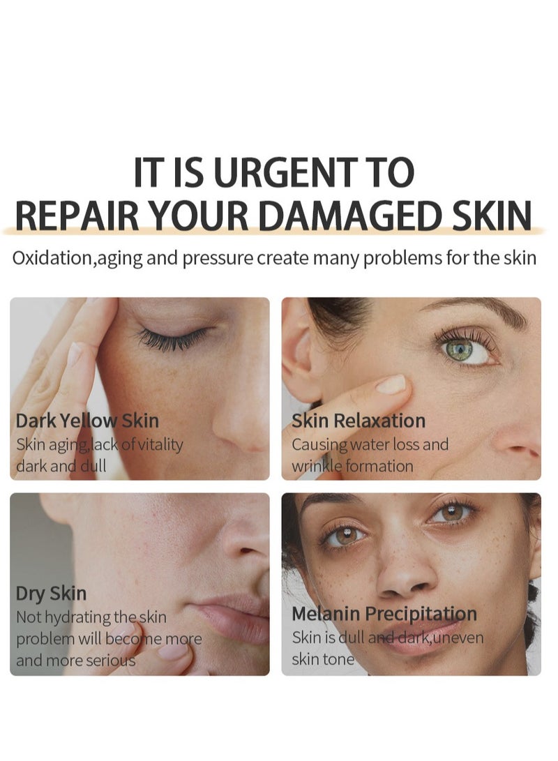 ام اس ال اي ام Black Honey Cream, مرطب للوجه مضاد للشيخوخة للنساء والرجال، كريم مرطب للوجه ليلا ونهارا للبشرة الجافة والحساسة، كريم الوجه بالعسل المغذي والمرطب، 30 غرام - Image 3