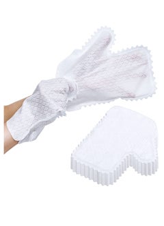 KASTWAVE Microfiber Dusting Cloths Gloves, Dust Wipes, Feather Dusters, Grabs and Locks in Dust, Pet Hair Cleaning Possible Dual-Sided Disposable Dusting Gloves (40 Pieces)  - Image 1