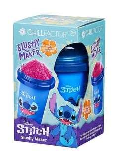 CHILLFACTOR Chill Factor Disney Stitch Slushy Maker - Stitch | Reusable Cup | Homemade Frozen Slushies | Portable Slushy Maker | Squeeze Cup | DIY Milkshake Maker | Fun Gift for Kids  - Image 1