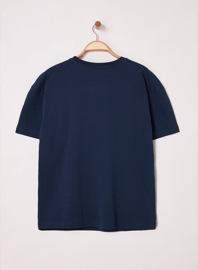 trendyol Men's Navy T-shirt - Image 5