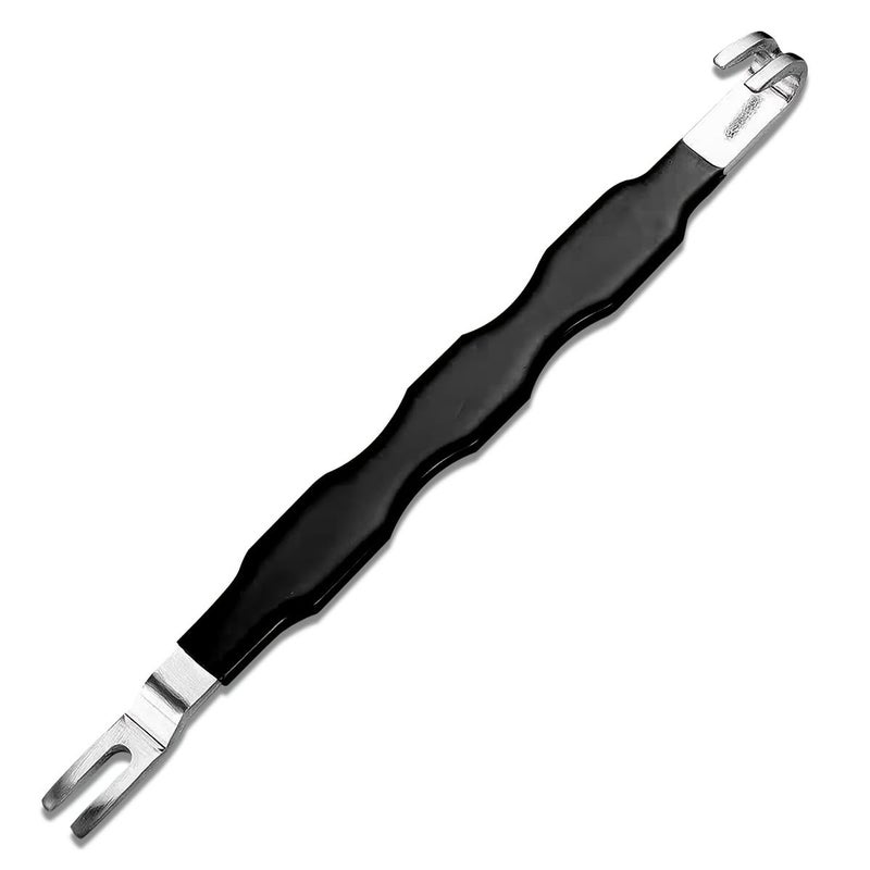 Double-Ended Automotive Electrical Connector Separator, Carbon Steel Wire Harness Clip Pry Bar, No-Slip Handle, Multi-Function - Random Color - Image 1