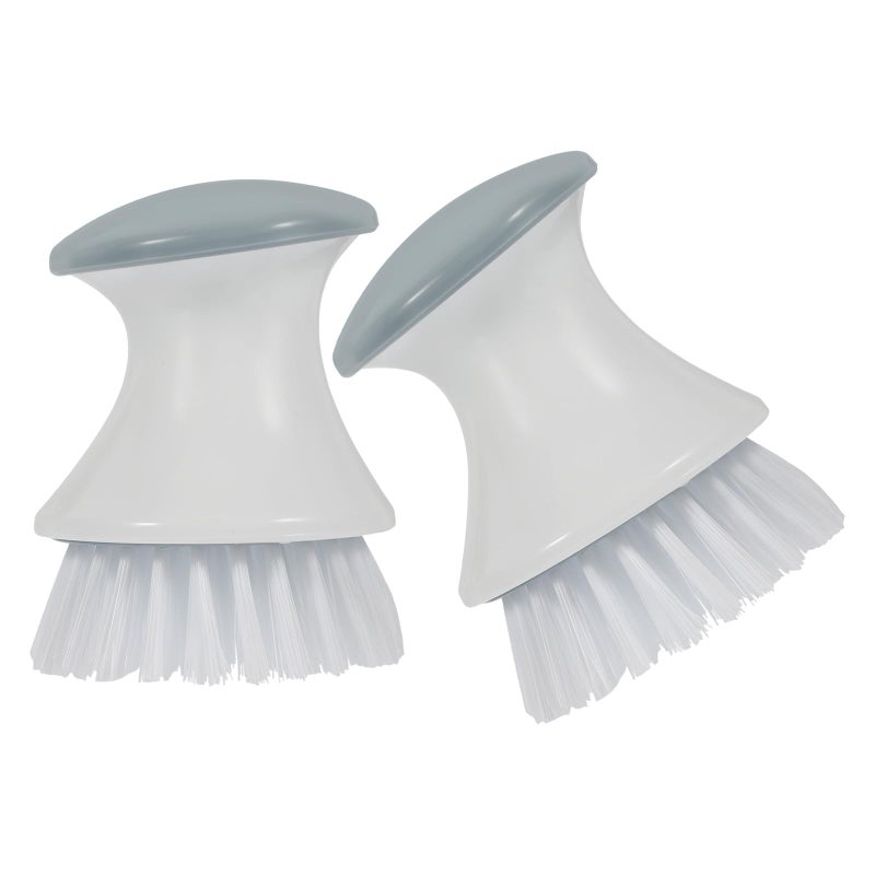2 Pack Kitchen Scrub Brushes With Handle For Pots Pans Sink Cleaning - Image 2