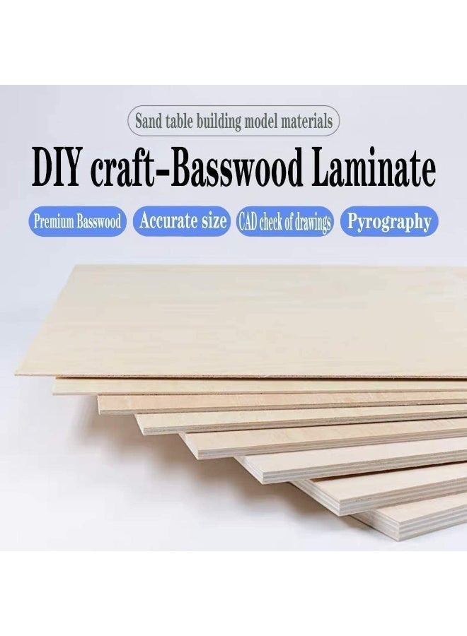 BPA ألواح خشبية BPA® (20 قطعة)، خشب مضغوط غير مكتمل لبناء المنازل (150X100X2 مم) - Image 3