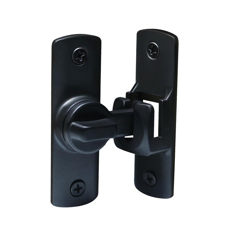 Cixuaiti Upgraded Barn Door Lock - 90/180 Degree Flip Door Latch, Protecting Safety Sliding Gate Latches for Barn, Garden, Bathroom, Cabinet, Window, Sliding Door - Image 1