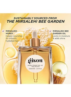 Gisou Honey Infused Hair Oil, Negin Mirsalehi, 50ml 1.7fl.oz  - Image 5