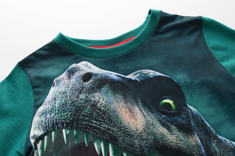 Frogwill Toddler Boys Dinosaur Park Short Sleeve 3D T-Shirt 5t - Image 3