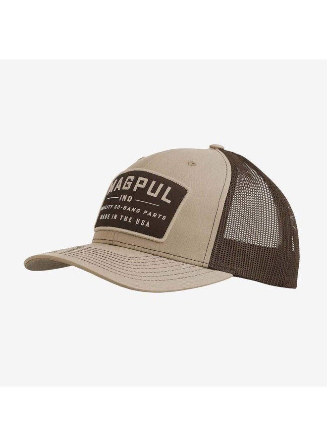 Magpul Standard Trucker Hat Snap Back Baseball Cap, One Size Fits Most, Go Bang Khaki - Image 2
