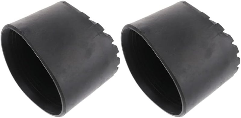 2Pcs Black Ladder Foot Covers Non Slip Protective Pads For Folding Step Ladder - Image 1