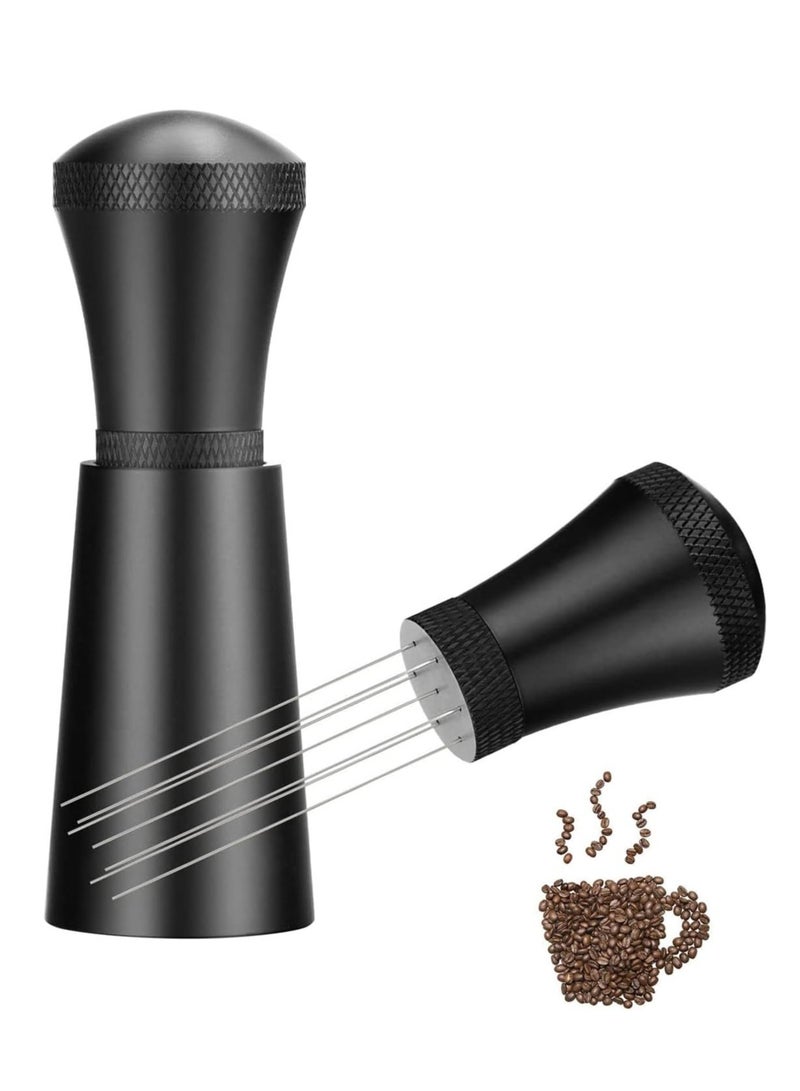 Oasisgalore Espresso Stirrer Distribution Tool for Barista, Coffee Distributor Coffee Stirrer (Matte Black)  - Image 1