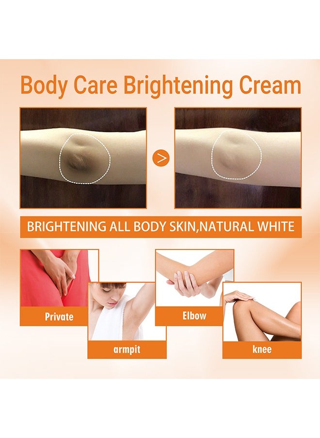 Vitamin C Underarm Whitening And Moisturizing Cream, Elbow Curve Joints Melanin Brighten Skin Tone Improve Dullness Glow Whitening Cream 50G
