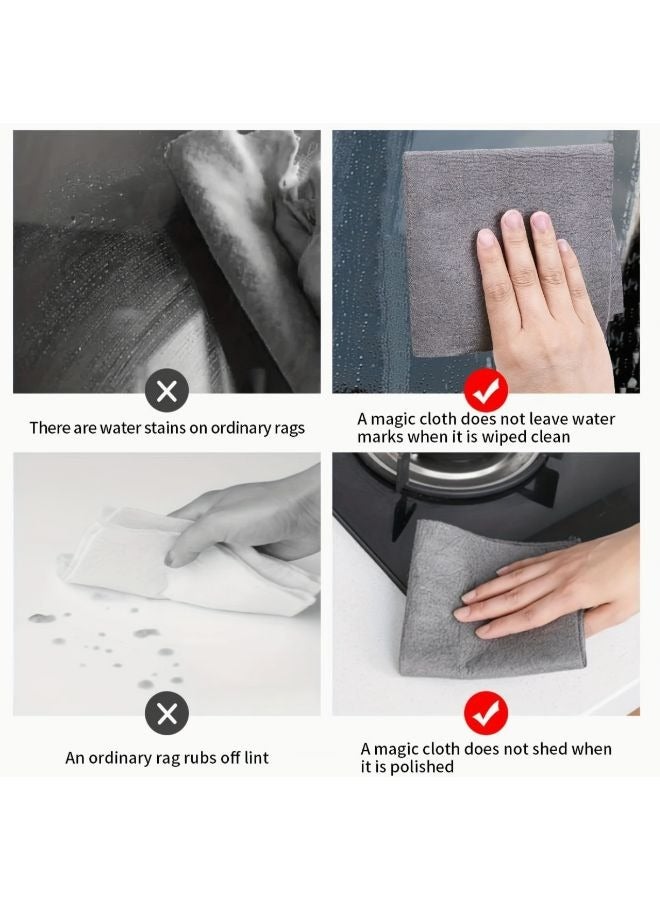 5 Pieces 30*30cm Multipurpose Thickened Magic Cleaning Cloth  Highly Absorbent Lint Free Cloth  - Image 3