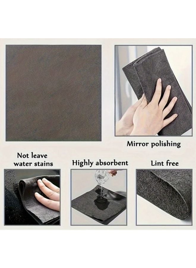 5 Pieces 30*30cm Multipurpose Thickened Magic Cleaning Cloth  Highly Absorbent Lint Free Cloth  - Image 4