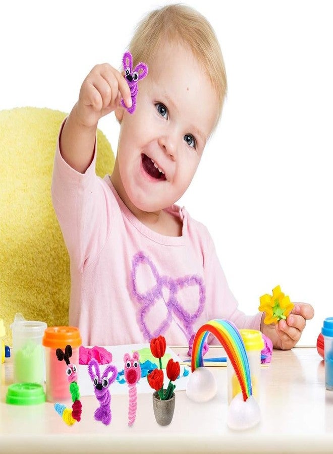 Caydo 1000 Pieces Pipe Cleaners Assorted 20 Colors Chenille Stems Bulk for Kids Art and Crafts Projects and Decorations(6 mm x 12 inch) - Image 5