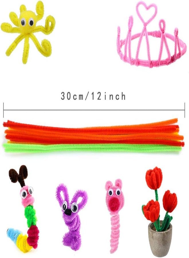 Caydo 1000 Pieces Pipe Cleaners Assorted 20 Colors Chenille Stems Bulk for Kids Art and Crafts Projects and Decorations(6 mm x 12 inch) - Image 4