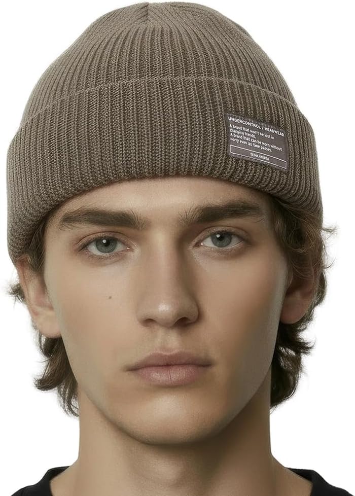 UNDERCONTROL Store Winter Trawler Fisherman Beanie Men Women Unisex Stylish Plain Docker Skull Hat Roll up Watch Cap Color Pack - Image 1