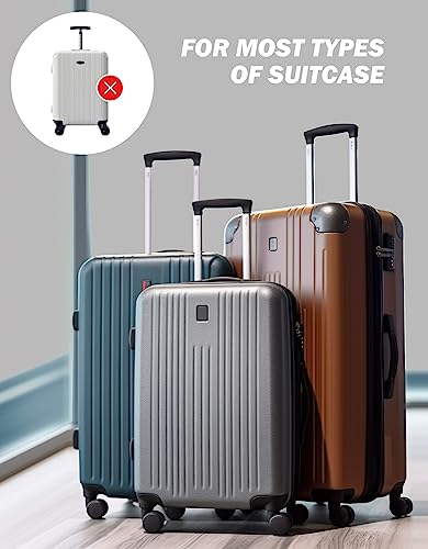 ZHCHG Luggage Travel Cup Holder Attachment for Suitcase Drink Carrier Caddy, Coffee Mug and Tumblers, Traveler Carry on Hands Free Accessory- Gifts for Flight Attendants Travelers Accessories - Image 5