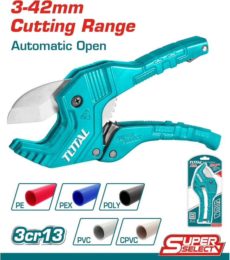 Total Plastic Pipe Cutter - 193mm Length - Image 2