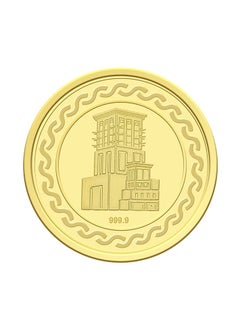FK Jewellers 1g Gold Coin with Flower & UAE Heritage Building Design - 1 Grams 24KT 999.9 Purity  - Image 5