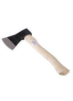 LAWAZIM Axe Wooden Handle - 800g - Clean Cutting with Durable Steel Head and Wooden Handle - for Firewood Adventures, Survival Balanced Lopping,  Camping, Hiking, Outdoor Woodwork and Kindling  - Image 1