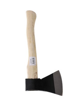 LAWAZIM Axe Wooden Handle - 800g - Clean Cutting with Durable Steel Head and Wooden Handle - for Firewood Adventures, Survival Balanced Lopping,  Camping, Hiking, Outdoor Woodwork and Kindling  - Image 2