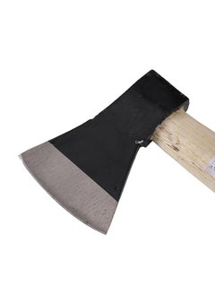 LAWAZIM Axe Wooden Handle - 800g - Clean Cutting with Durable Steel Head and Wooden Handle - for Firewood Adventures, Survival Balanced Lopping,  Camping, Hiking, Outdoor Woodwork and Kindling  - Image 4