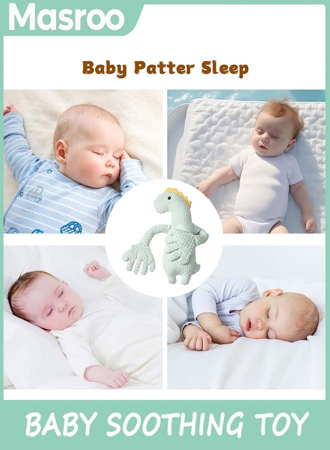 Masroo Baby Soothing Toy with Automatic Patting Palm, Baby Patter Doll with Soothing Palm Pad Interactive, 3 Levels Adjustable Simulation of Automatic Palms Slapping for Bed, Sofa - Image 4