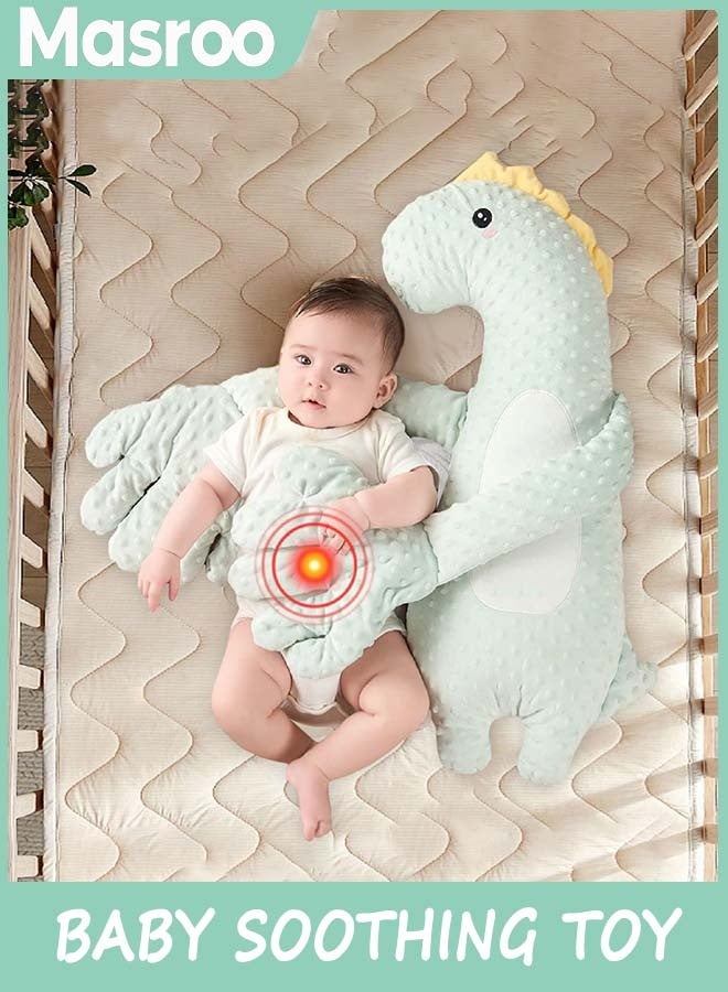 Masroo Baby Soothing Toy with Automatic Patting Palm, Baby Patter Doll with Soothing Palm Pad Interactive, 3 Levels Adjustable Simulation of Automatic Palms Slapping for Bed, Sofa - Image 5